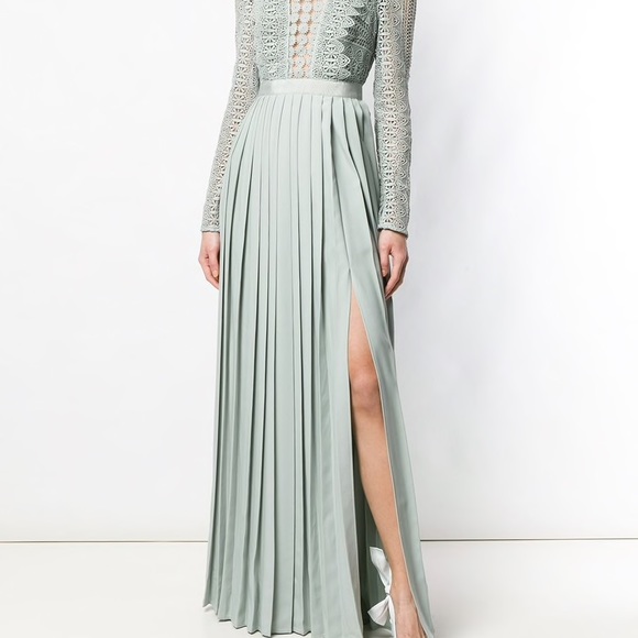 NWT self-portraits mint event maxi dress - Picture 3 of 7